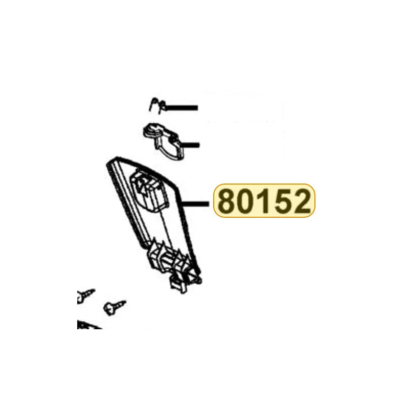 KYMCO Fuel Cover 80152-ACC1-E10-85P, part location on the factory exploded-view diagram