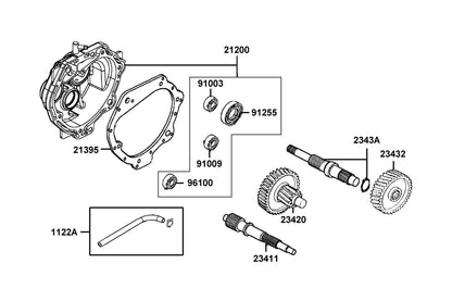 Brg Ball Radial 6301TMB — 91003-KDS4-C00 — KYMCO exploded-view diagram