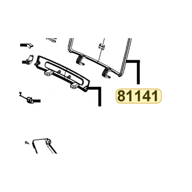 KYMCO Leg Shield 81141-LGR5-E10-BJP, part location on the factory exploded-view diagram