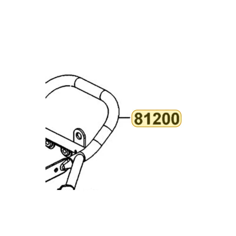 KYMCO Rea Grip Assembly 81200-ABC9-MG0, part location on the factory exploded-view diagram