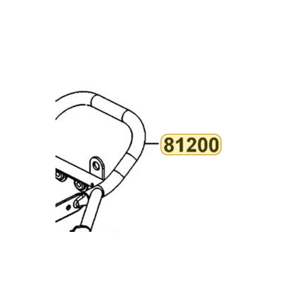 KYMCO Rea Grip Assembly 81200-ABC9-MG0, part location on the factory exploded-view diagram