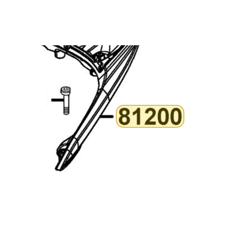 KYMCO Rear Carrier 81200-ABD2-C00-59P, part location on the factory exploded-view diagram