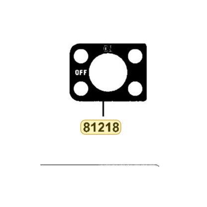 KYMCO Battery Label Switch 81218-AFE6-E00-T01, part location on the factory exploded-view diagram