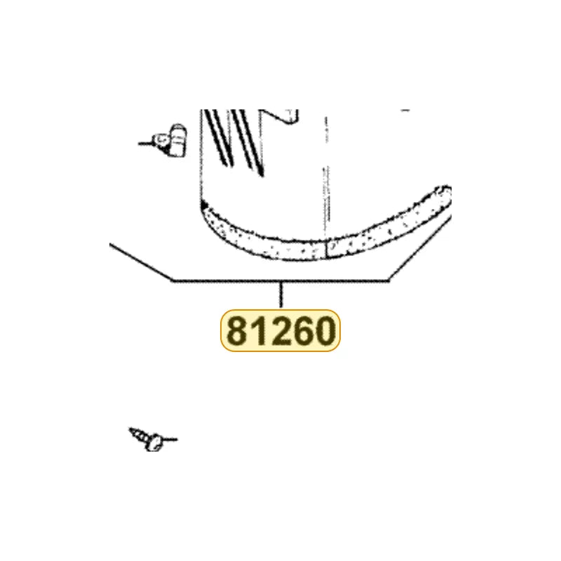 KYMCO Luggage Box Assembly 81260-LBD6-MY0, part location on the factory exploded-view diagram