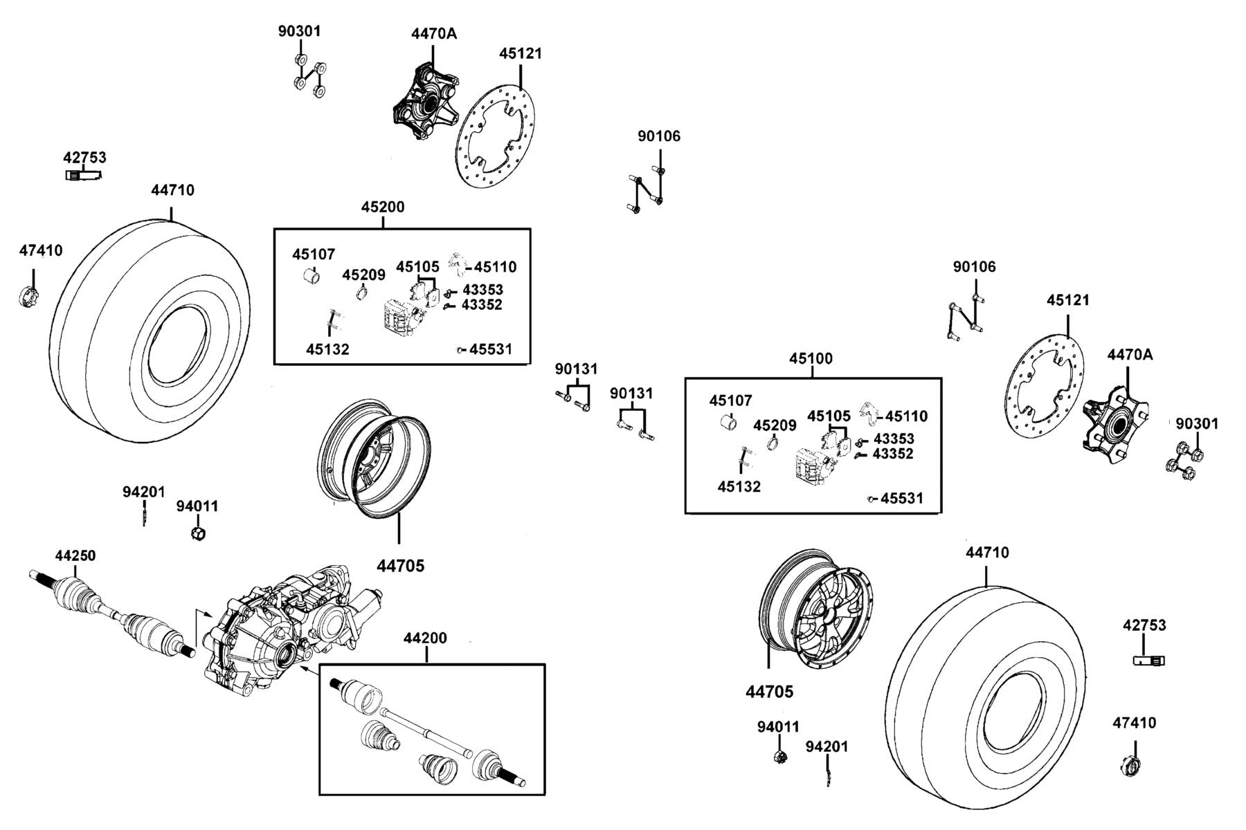 Pin Split 3*40 — 94201-30400 — KYMCO exploded-view diagram