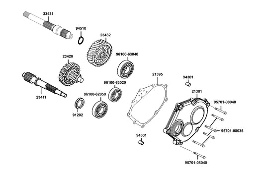 Oil Seal 25*35*6 — 91202-LEA7-E0A — KYMCO exploded-view diagram