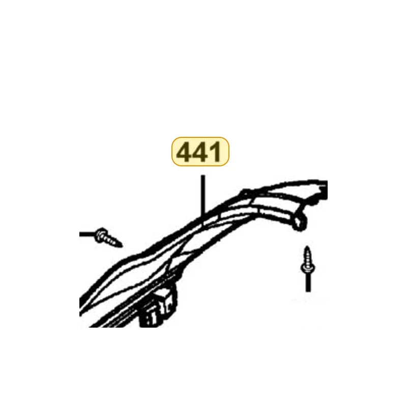 KYMCO Right Body Cover (Dark Gray Metallic) 83500-KHC4-900-NFP, part location on the factory exploded-view diagram