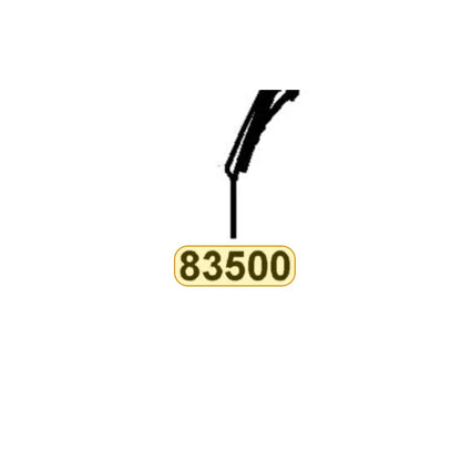 KYMCO Right Body Cover 83500-LCB9-C10-S4P, part location on the factory exploded-view diagram