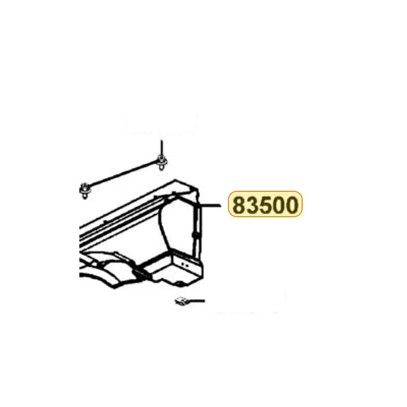 KYMCO Right Rear Fender Panel (New Conceal) 83500-LEE8-600-JJP, part location on the factory exploded-view diagram