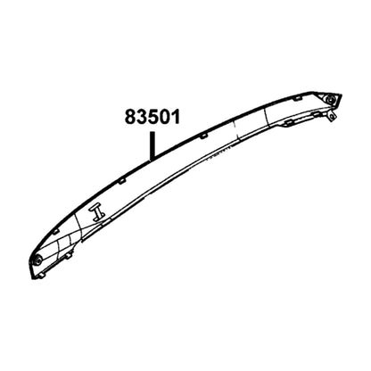 KYMCO Mold Right Side 83501-LGR5-E10-NMP, part location on the factory exploded-view diagram