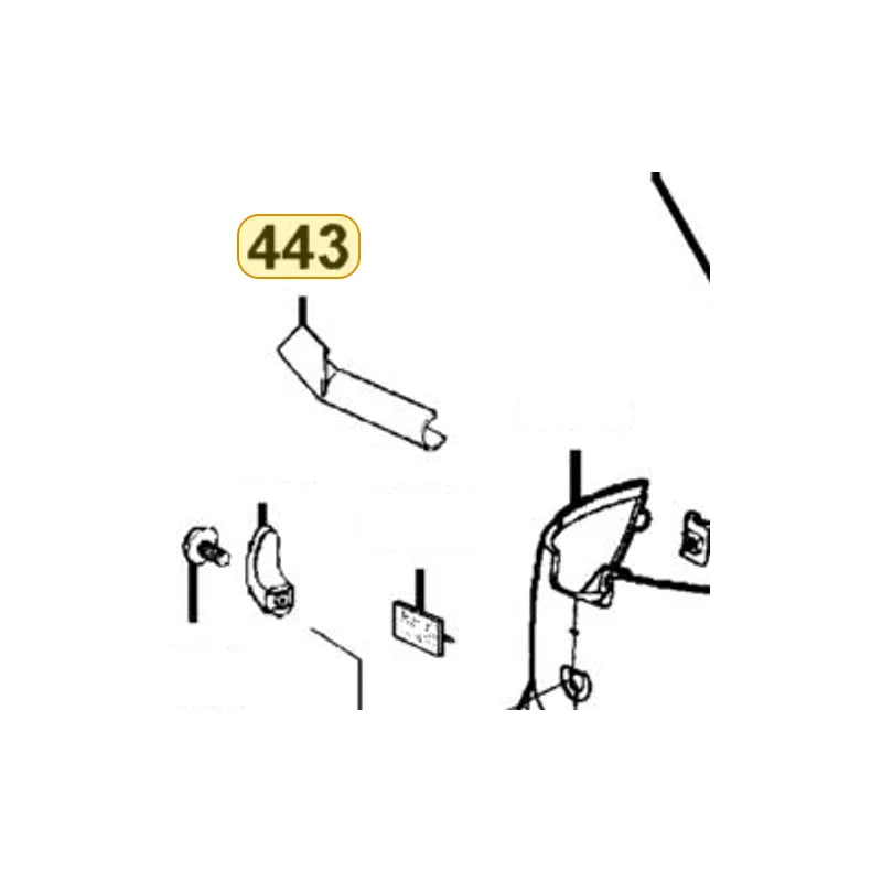 KYMCO Body Cover Lid 83502-KFA1-900, part location on the factory exploded-view diagram