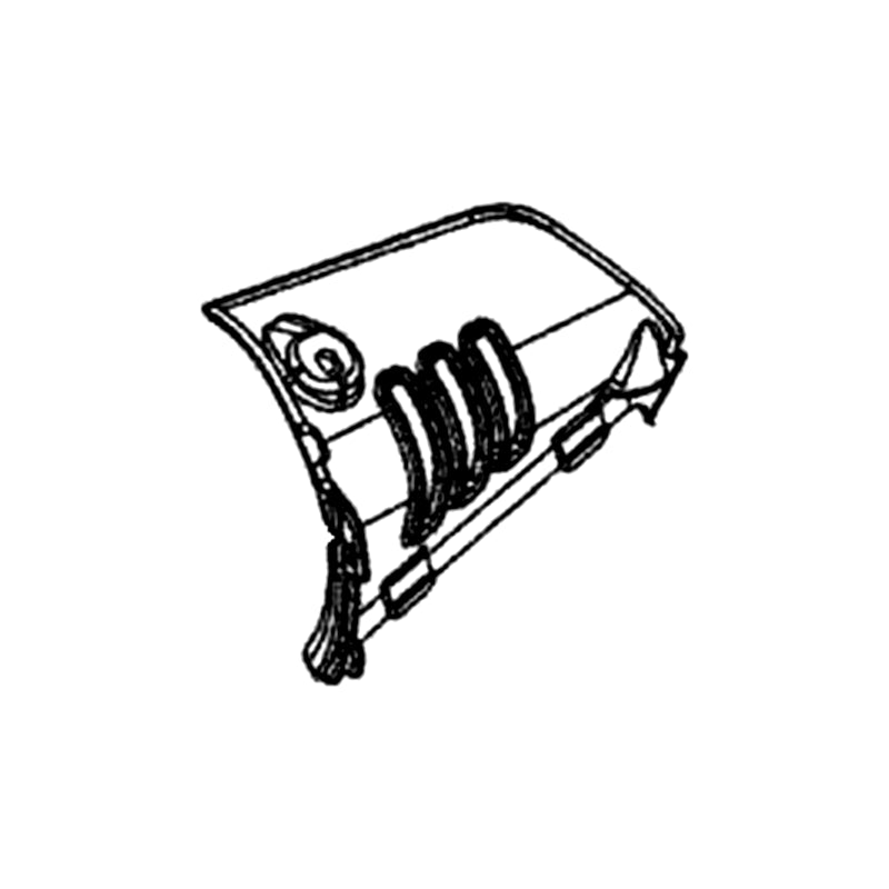 KYMCO Right Winker Cover B 83512-LKL5-E30-R6P, part location on the factory exploded-view diagram