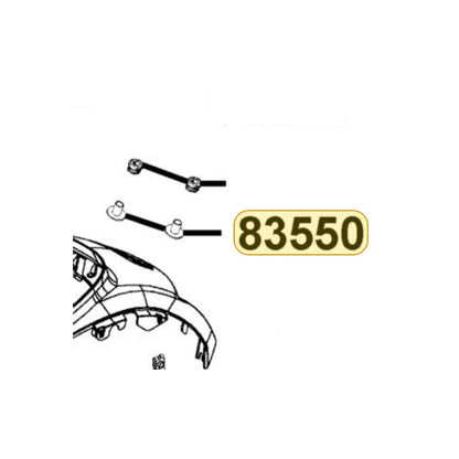 KYMCO Collar 83550-KEC8-C00, part location on the factory exploded-view diagram