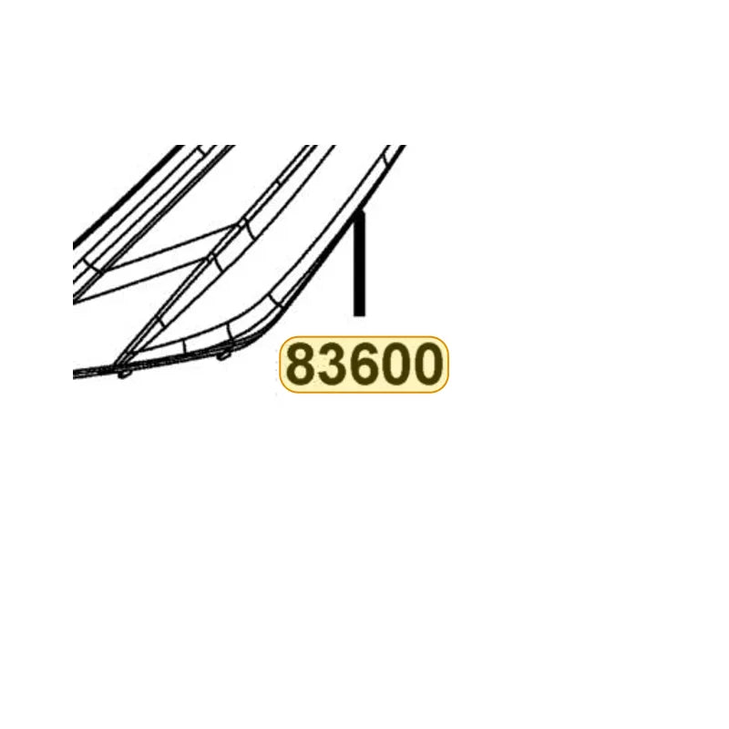 KYMCO Cover.l Body 83600-ABD2-C00-63P, part location on the factory exploded-view diagram