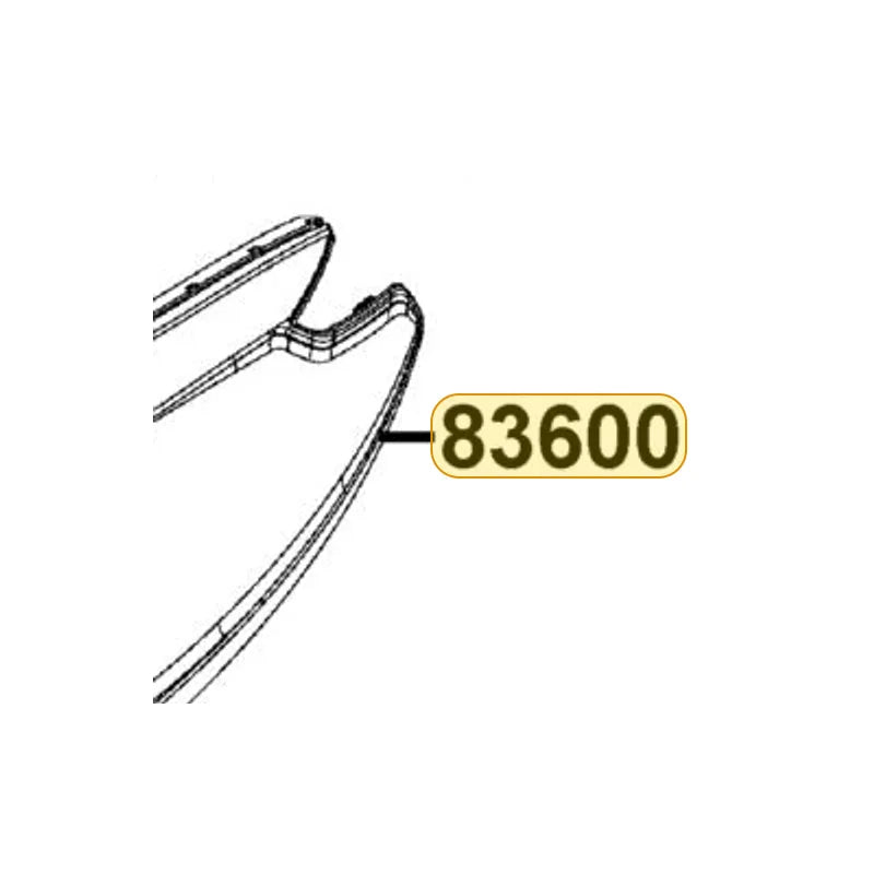 KYMCO Left Body Cover (Flat Orange) 83600-AEA7-M30-U1P, part location on the factory exploded-view diagram