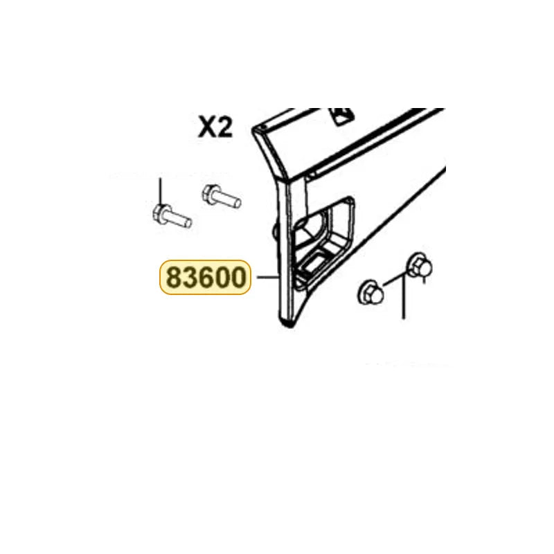 KYMCO Panellh Rear Fender 83600-ALE8-600-EVP, part location on the factory exploded-view diagram