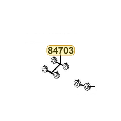 KYMCO Tail Light Rubber 84703-LLB1-900, part location on the factory exploded-view diagram