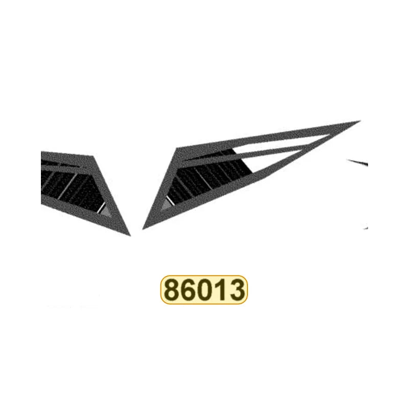 KYMCO Left Handle Cover Front Stripe 86013-LDC8-E90-T01, part location on the factory exploded-view diagram