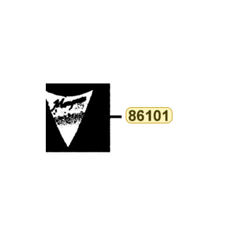 KYMCO Front Cover Stripe 86101-ABC8-M31-T02, part location on the factory exploded-view diagram
