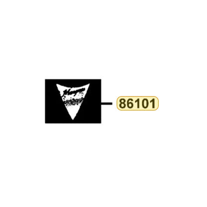 KYMCO Front Cover Stripe 86101-ABC9-M31-T01, part location on the factory exploded-view diagram