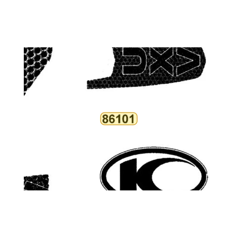 KYMCO Front Cover Stripe 86101-AFB9-M35-T02, part location on the factory exploded-view diagram