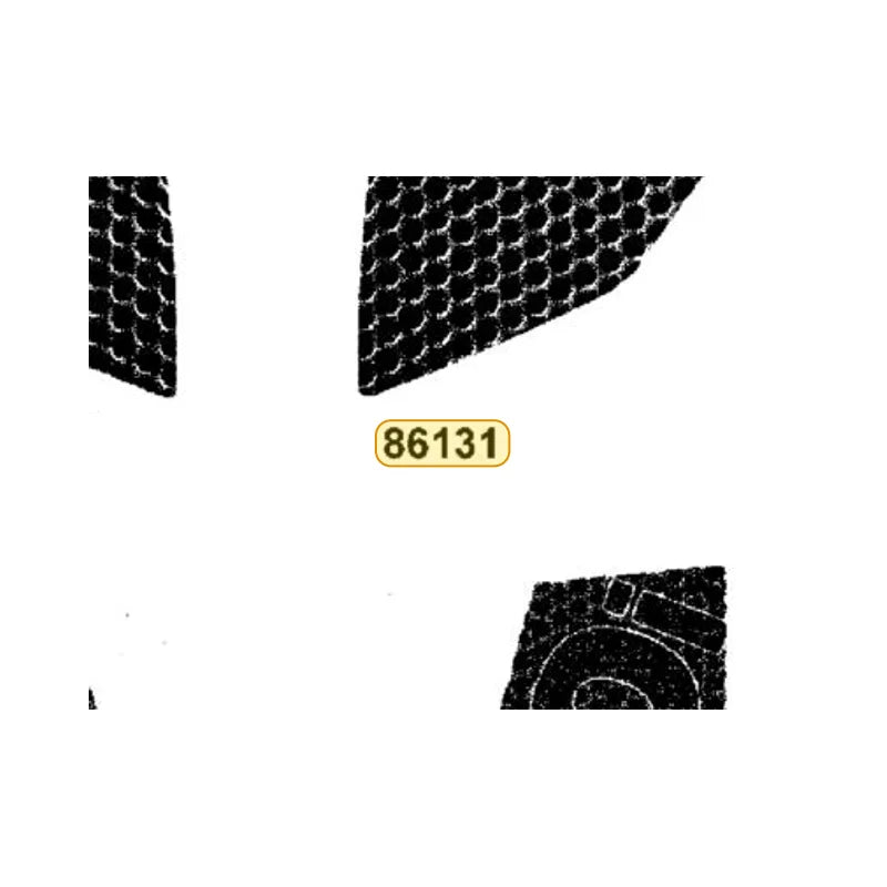KYMCO Left Front Cover Stripe 86131-AFB9-M30-T02, part location on the factory exploded-view diagram