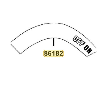 KYMCO Label Switch 86182-ABC8-M30-T01, part location on the factory exploded-view diagram