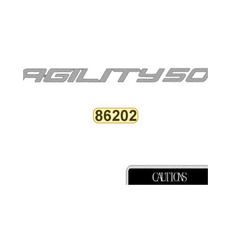 KYMCO Body Cover Emblem 86202-LDC8-M30-T01, part location on the factory exploded-view diagram