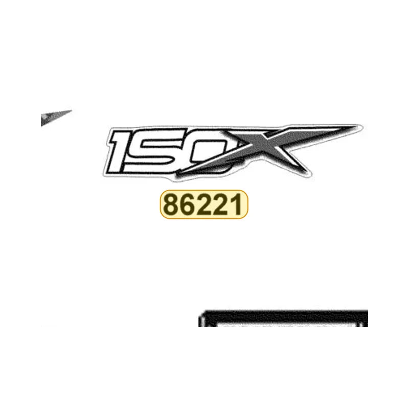 KYMCO Right Body Cover Stripe 86221-ADB1-M31-T02, part location on the factory exploded-view diagram