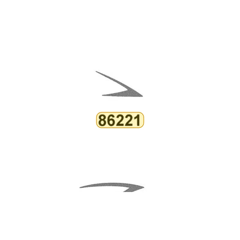 KYMCO Right Side Cover Stripe 86221-LDC8-M31-T02, part location on the factory exploded-view diagram