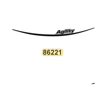 KYMCO Right Side Cover Stripe 86221-LDC8-M32-T01, part location on the factory exploded-view diagram