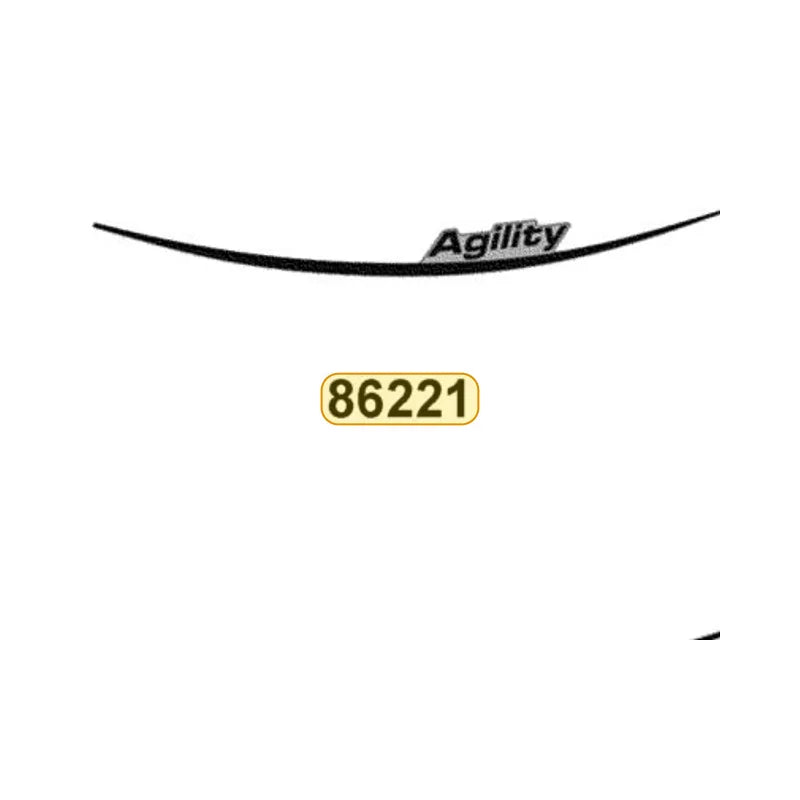 KYMCO Right Side Cover Stripe 86221-LDC8-M32-T02, part location on the factory exploded-view diagram