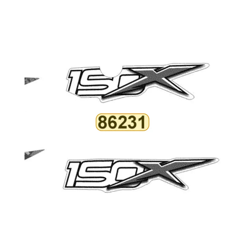KYMCO Left Body Cover Stripe 86231-ADB1-M31-T02, part location on the factory exploded-view diagram