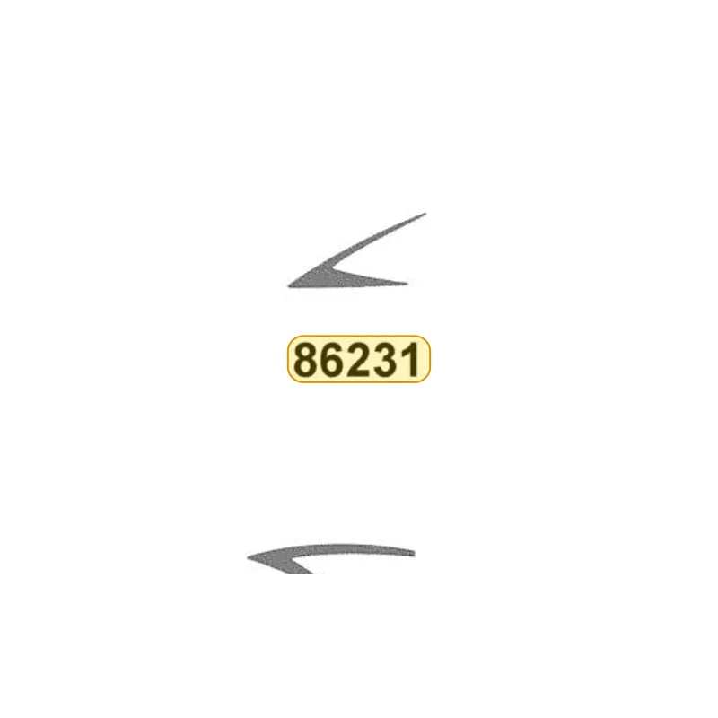 KYMCO Left Side Cover Stripe 86231-LDC8-M31-T02, part location on the factory exploded-view diagram