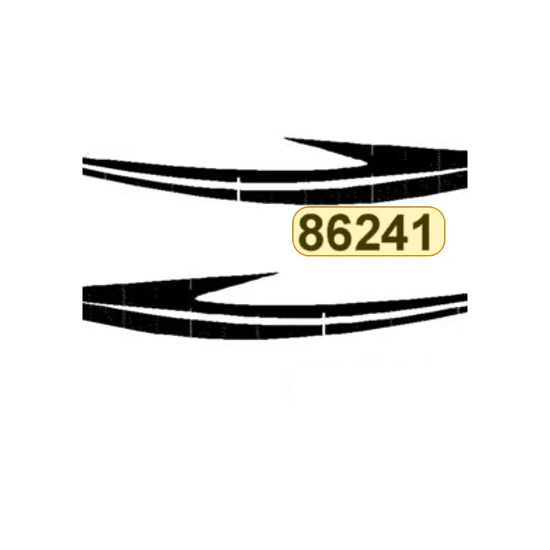 KYMCO Right Side Cover Stripe B 86241-LDC8-E90-T01, part location on the factory exploded-view diagram