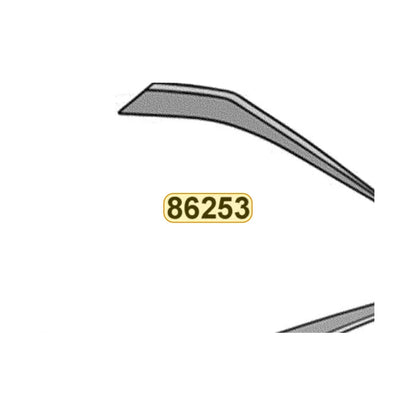 KYMCO Left Fuel Tank Stripe B 86253-ACA5-M33-T03, part location on the factory exploded-view diagram
