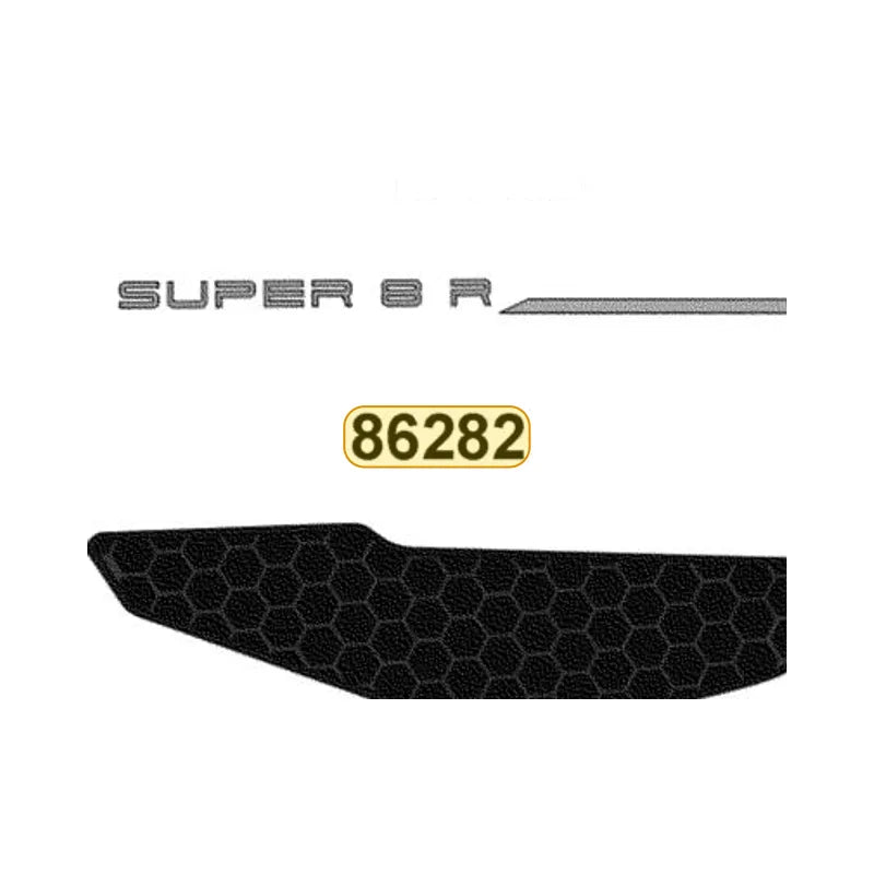 KYMCO Right Front Mold Stripe 86282-BLA2-E70-T09, part location on the factory exploded-view diagram