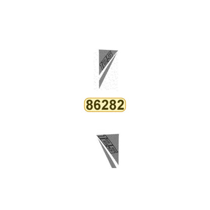 KYMCO Right Front Mold Stripe 86282-LDF7-M31-T02, part location on the factory exploded-view diagram