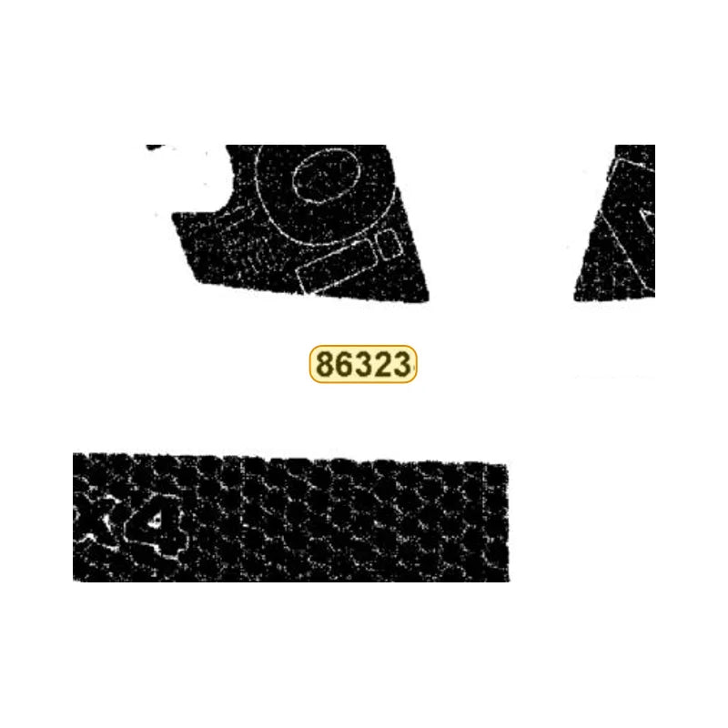 KYMCO Right Side Cover Stripe 86323-AFB9-M31-T02, part location on the factory exploded-view diagram