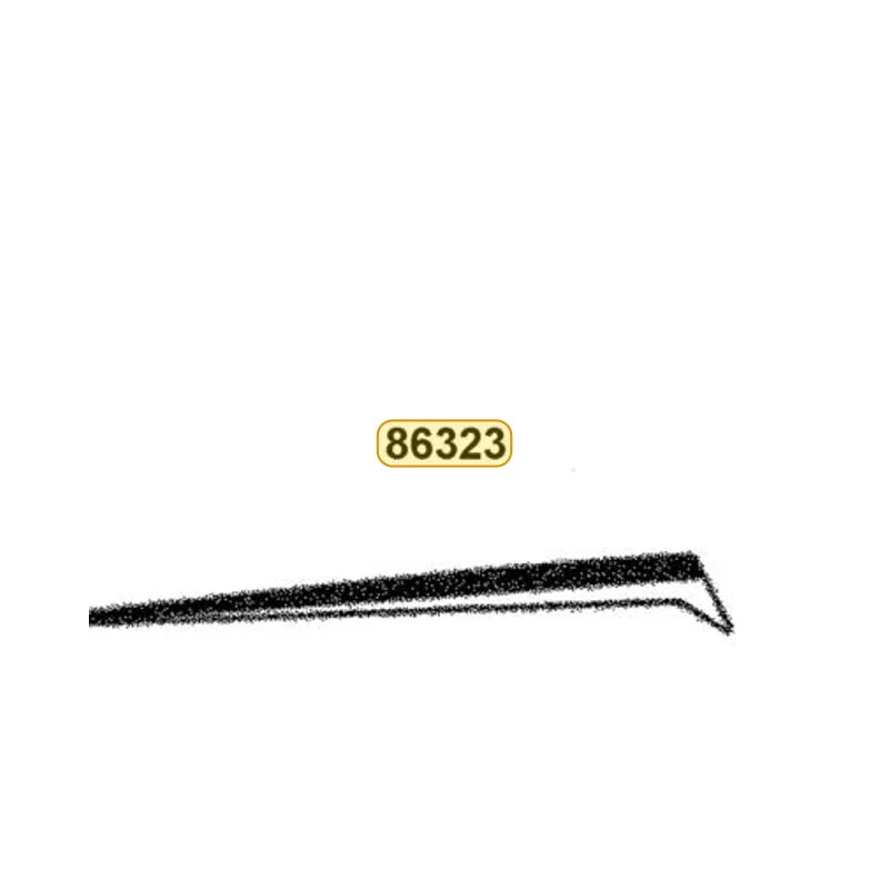 KYMCO Right Side Cover Stripe 86323-BAC1-M00-T02, part location on the factory exploded-view diagram