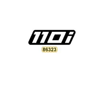 KYMCO Right Side Cover Stripe 86323-BLD3-M00-T01, part location on the factory exploded-view diagram