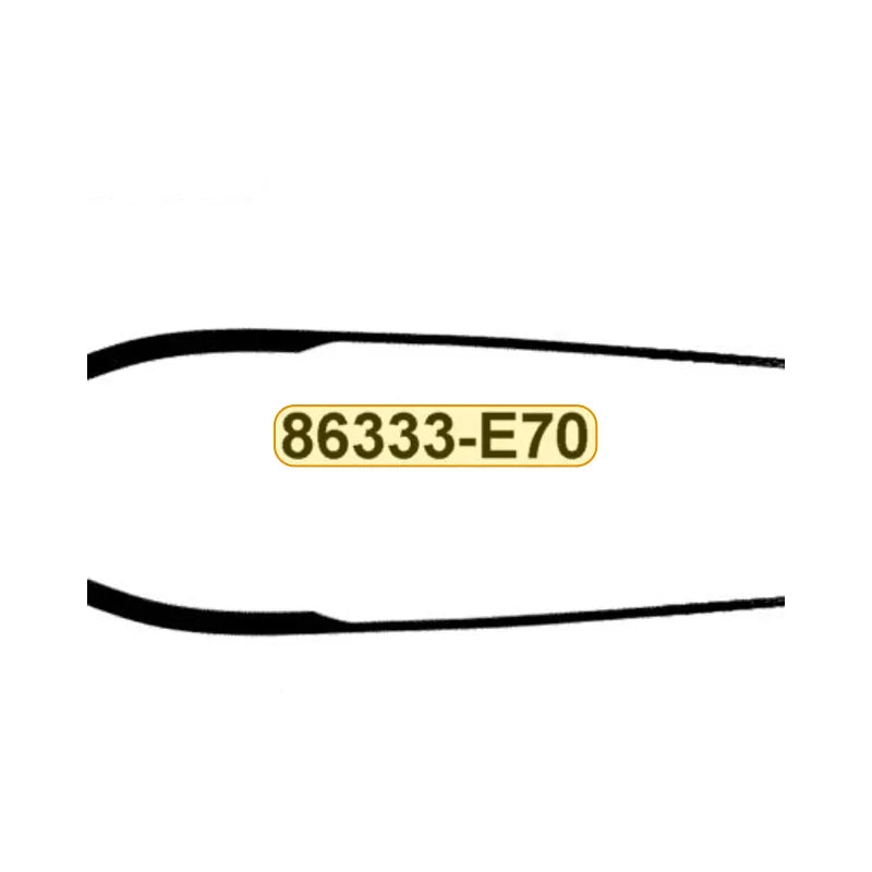 KYMCO Left Side Cover Stripe 86333-BLA2-E70-T09, part location on the factory exploded-view diagram