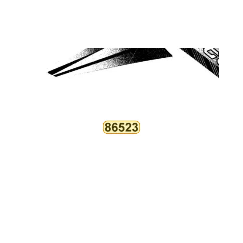 KYMCO Right Fender Front Stripe 86523-LEC1-M31-T02, part location on the factory exploded-view diagram