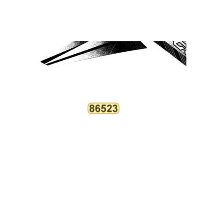 KYMCO Right Fender Front Stripe 86523-LEC1-M31-T02, part location on the factory exploded-view diagram