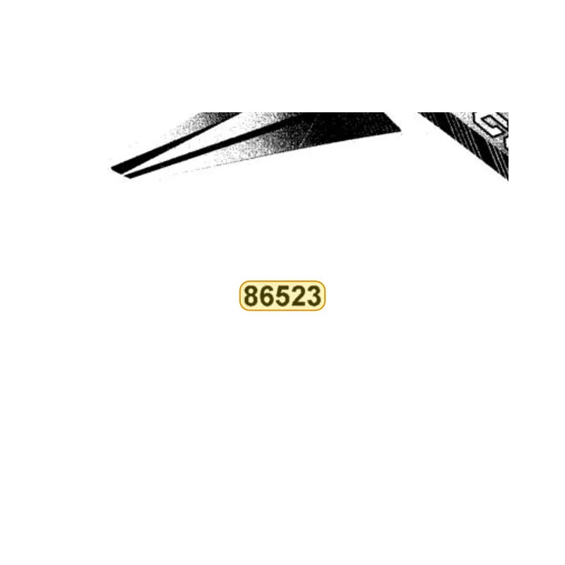 KYMCO Right Fender Front Stripe 86523-LEC1-M31-T03, part location on the factory exploded-view diagram