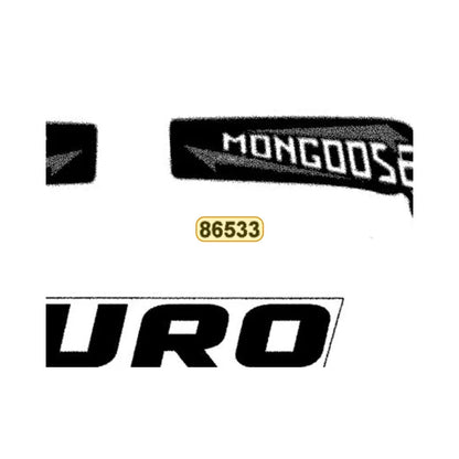 KYMCO Left Fender Front Stripe 86533-AHA5-M30-T09, part location on the factory exploded-view diagram