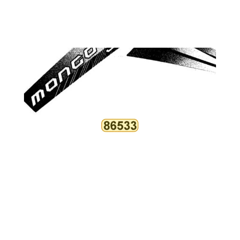 KYMCO Left Fende Front Stripe 86533-LEC1-M31-T03, part location on the factory exploded-view diagram