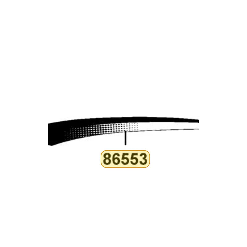 KYMCO Left Fender Front Stripe B 86553-ABC8-M32-T02, part location on the factory exploded-view diagram