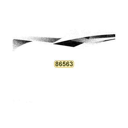 KYMCO Right Fender Front Stripe B 86563-LEC1-M31-T02, part location on the factory exploded-view diagram