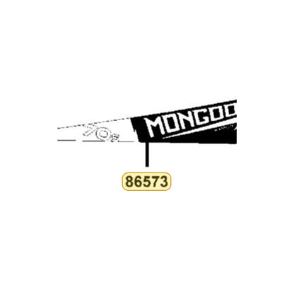 KYMCO Left Fender Front Stripe C 86573-ABC8-M31-T02, part location on the factory exploded-view diagram